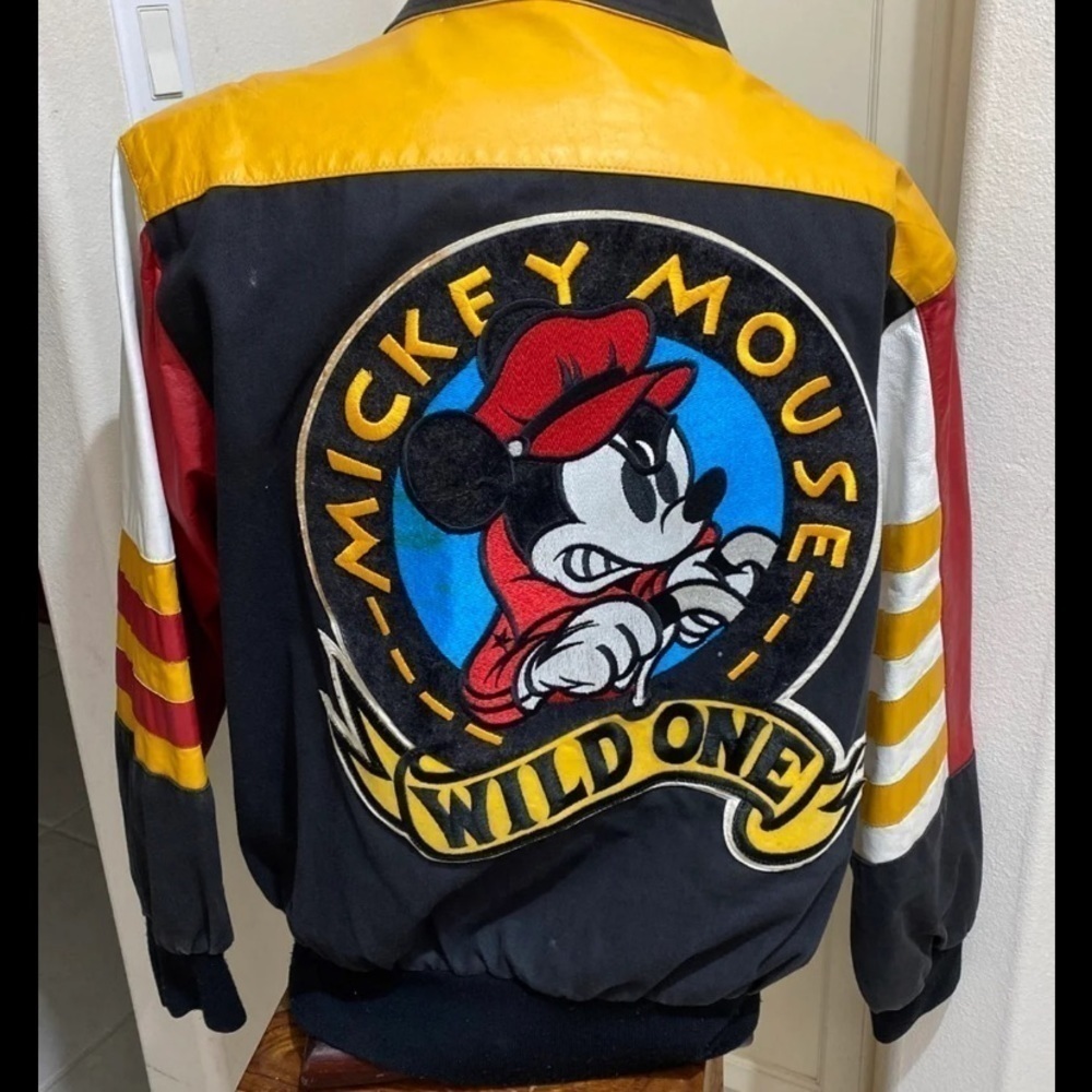 Men's Mickey Mouse Wild One
Jeff Hamilton Leather Jacket
